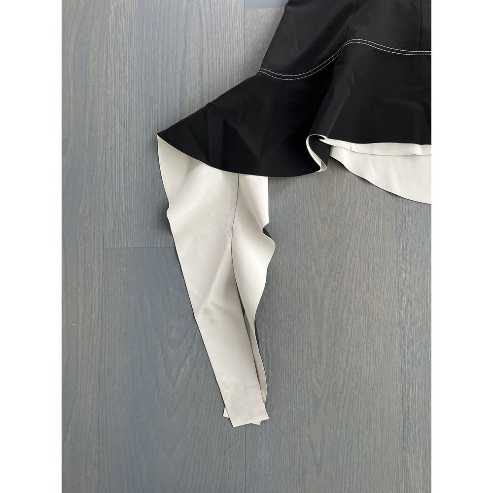 Simkhai $1215 Asymmetrical Hem Sleeveless Dress Contrast Stitching 12 - Picture 13 of 13